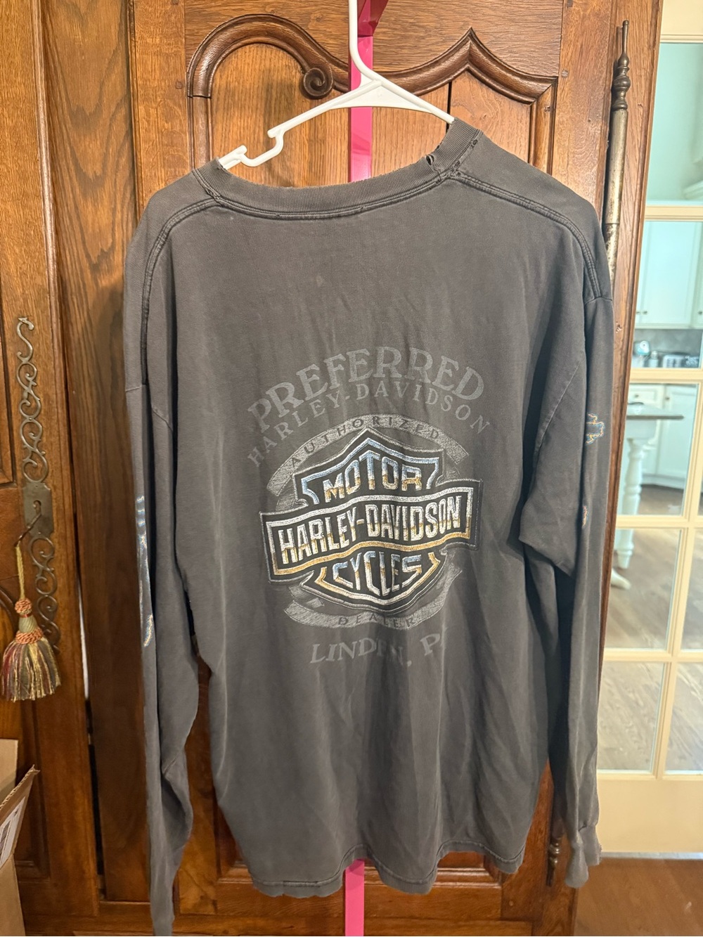 Harley-Davidson 'Make Some Noise' Black Long Sleeve Tee - Picture 3 of 6